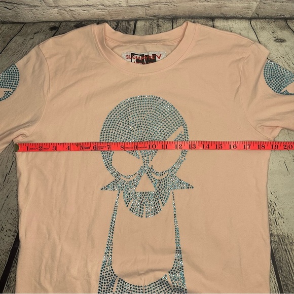 Slumpy Kev Adventures Billy & Mandy Rhinestones Grim Face L Long Sleeve Unisex - Picture 10 of 12